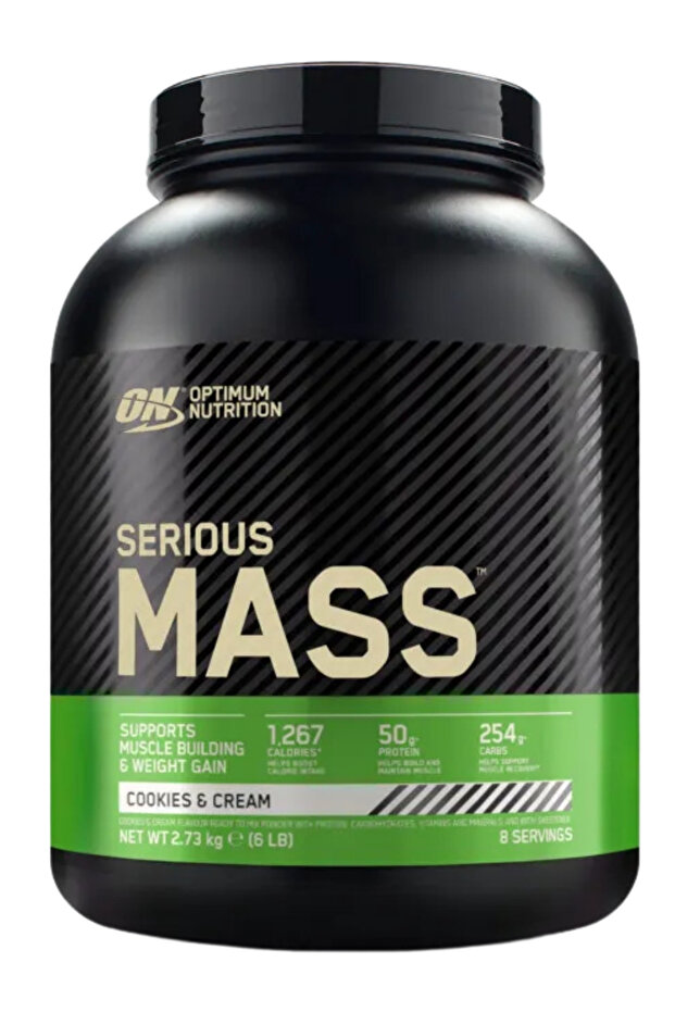 Optimum Serious Mass Gainer 2727 Gr (6 Lb) Cookies & Cream