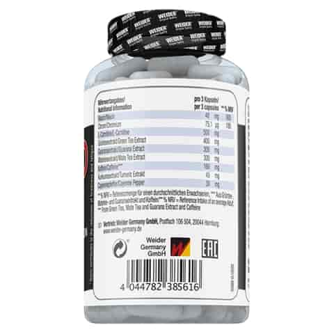 WEIDER Thermo Caps – 120 caps