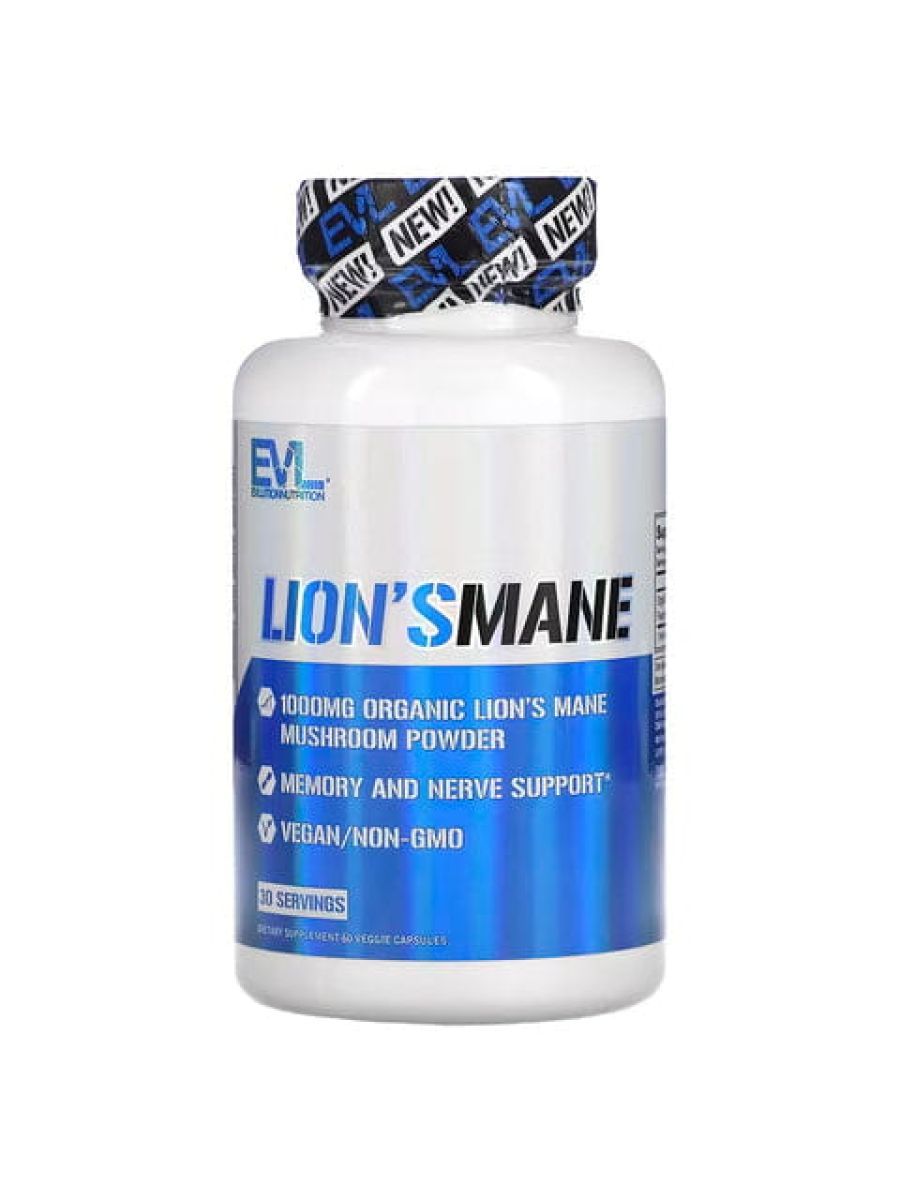 Evlution Organic Lion’s Mane Mushroom Nootropics Brain Support