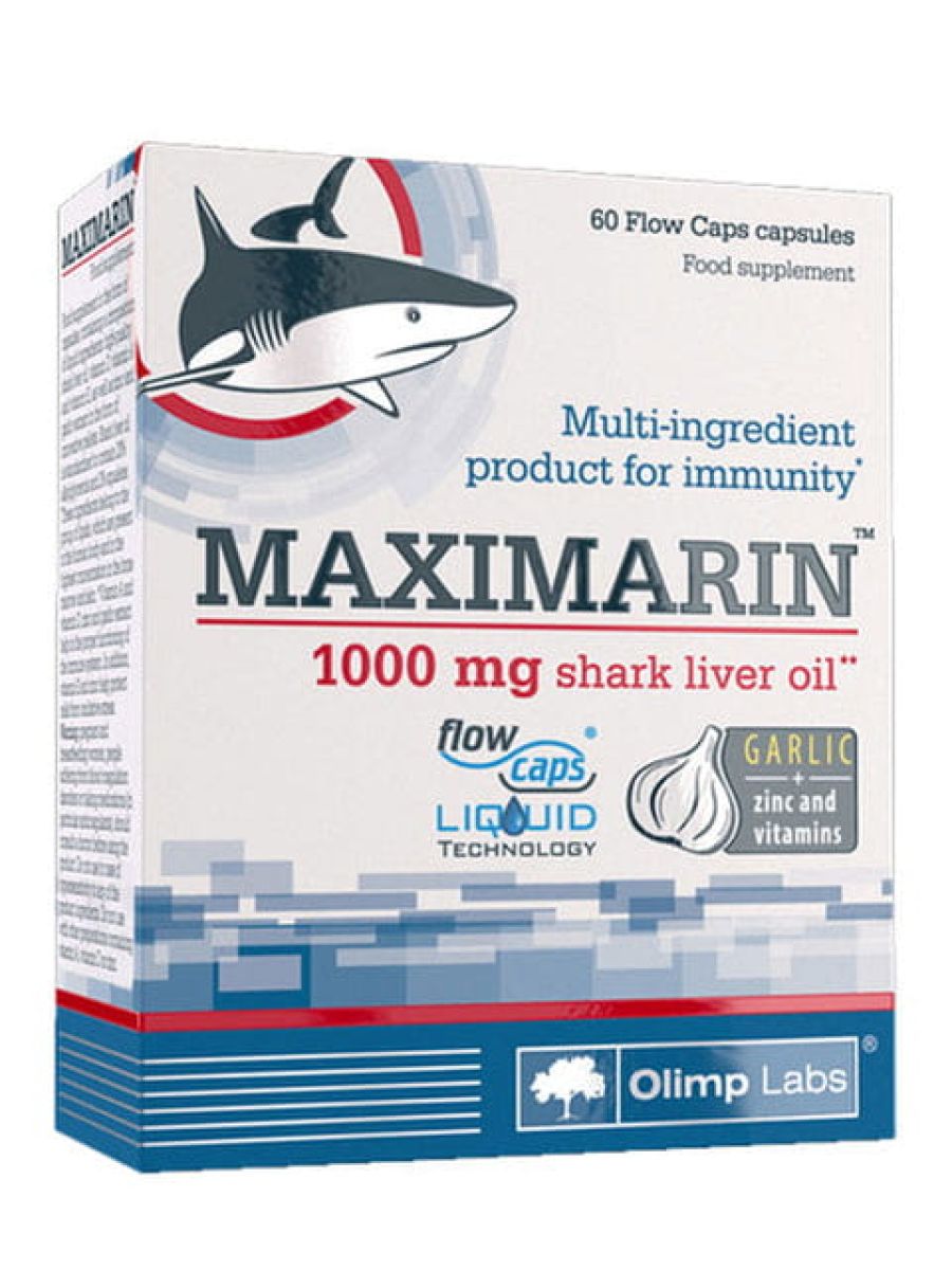 OLİMP Maximarin Garlic Sarımsak Shark Liver Zinc 60 Kapsül