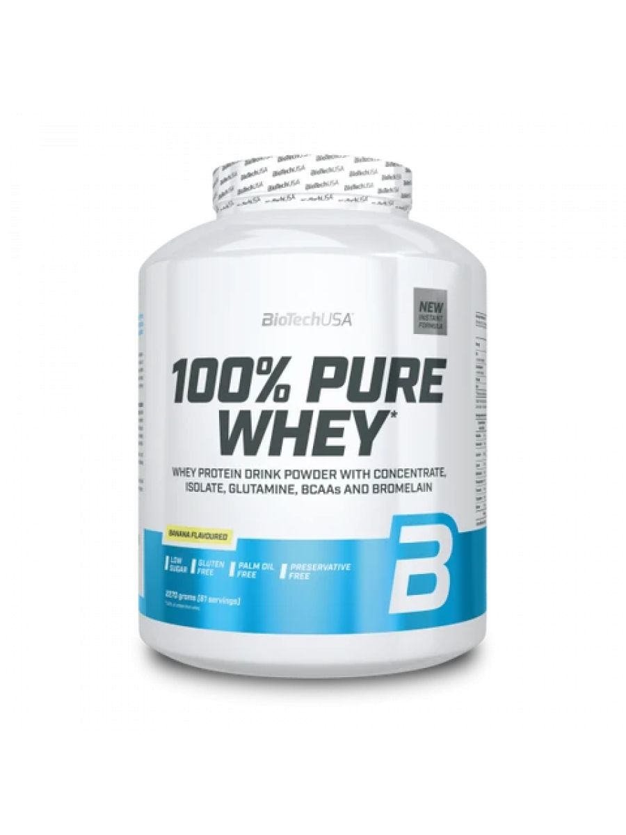 BioTechUSA Pure Whey Protein 2270 Gr - Muz