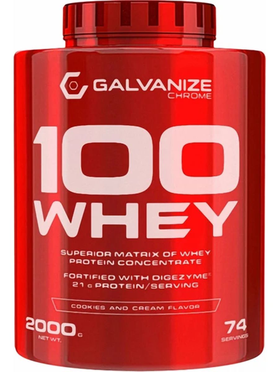 Galvanize Nutrition 100 Whey Protein 74 Servis 2000 gr Kurabiye