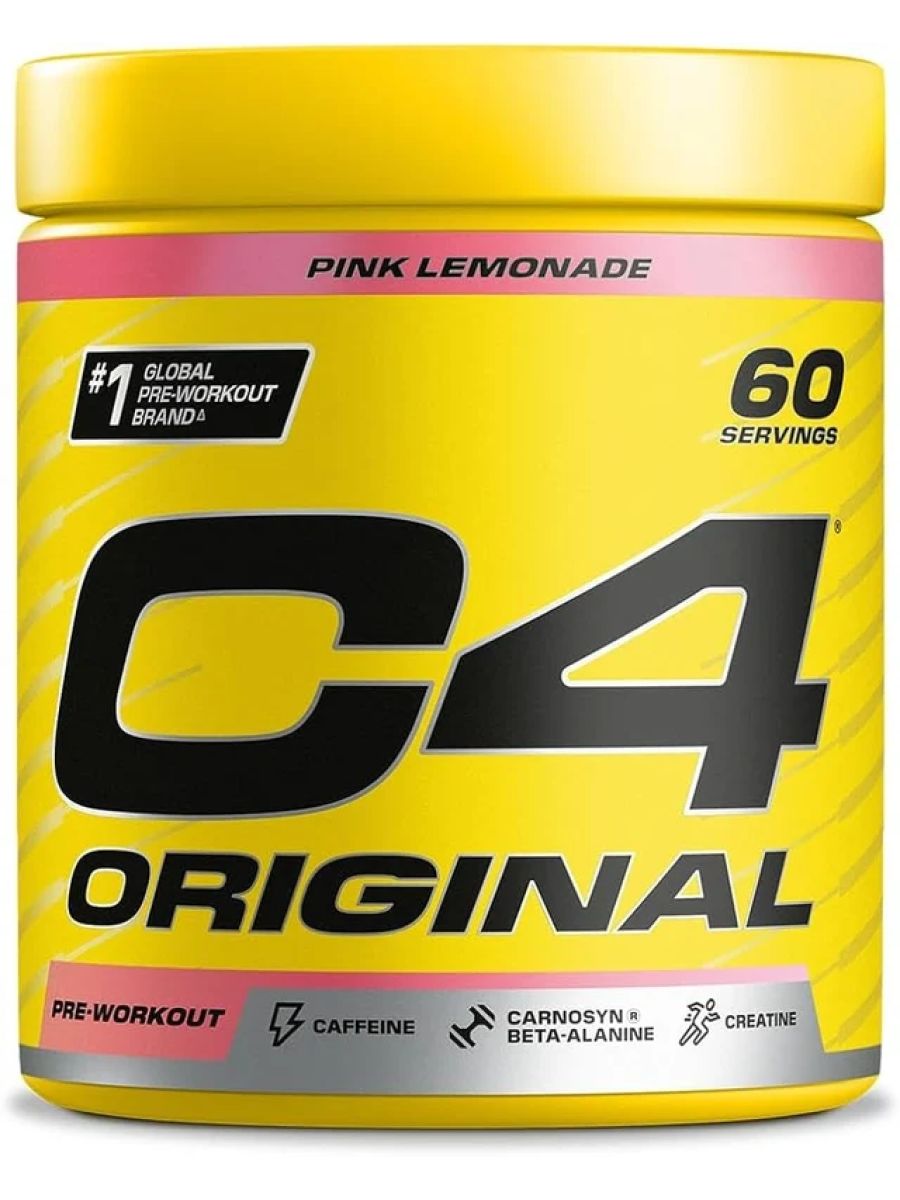 c4 Cellucor Original PreWorkout 60 Serving - Pink Lemonade