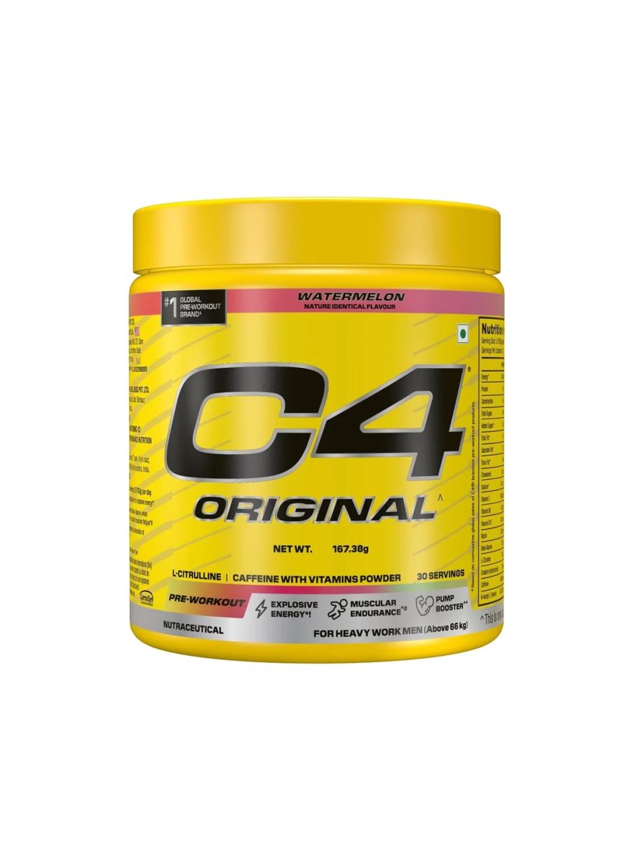 CELLUCOR C4 ORIGINAL WATERMELON PREWORKOUT PUMP BOOSTER 30 SERVINGS