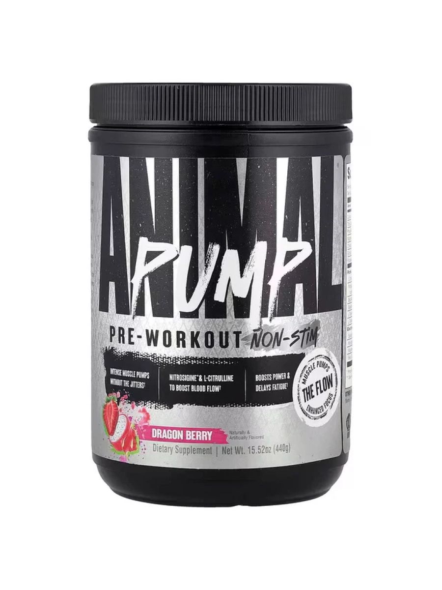 Universal Animal Pump PreWorkout Non-Stim Dragon Berry 440 g