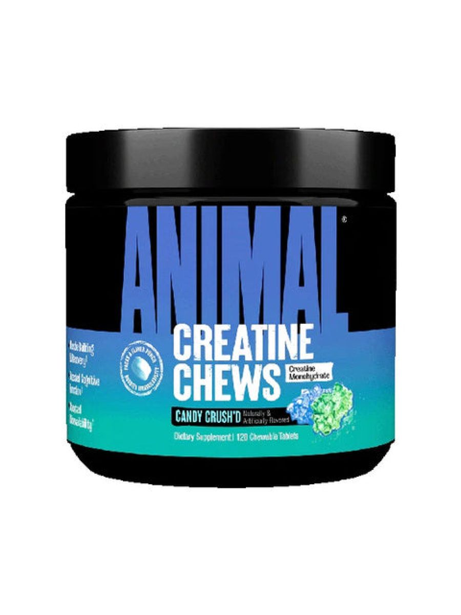 Animal Creatine Chews Tablets - 120 Count ürün görseli - FC PROTEİN MARKET