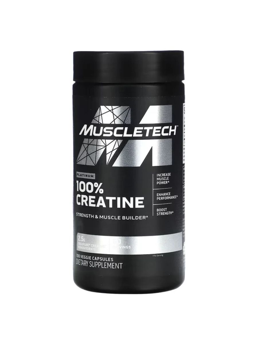 MuscleTech Platinum Creatine Monohydrate 100 Caps ürün görseli - FC PROTEİN MARKET