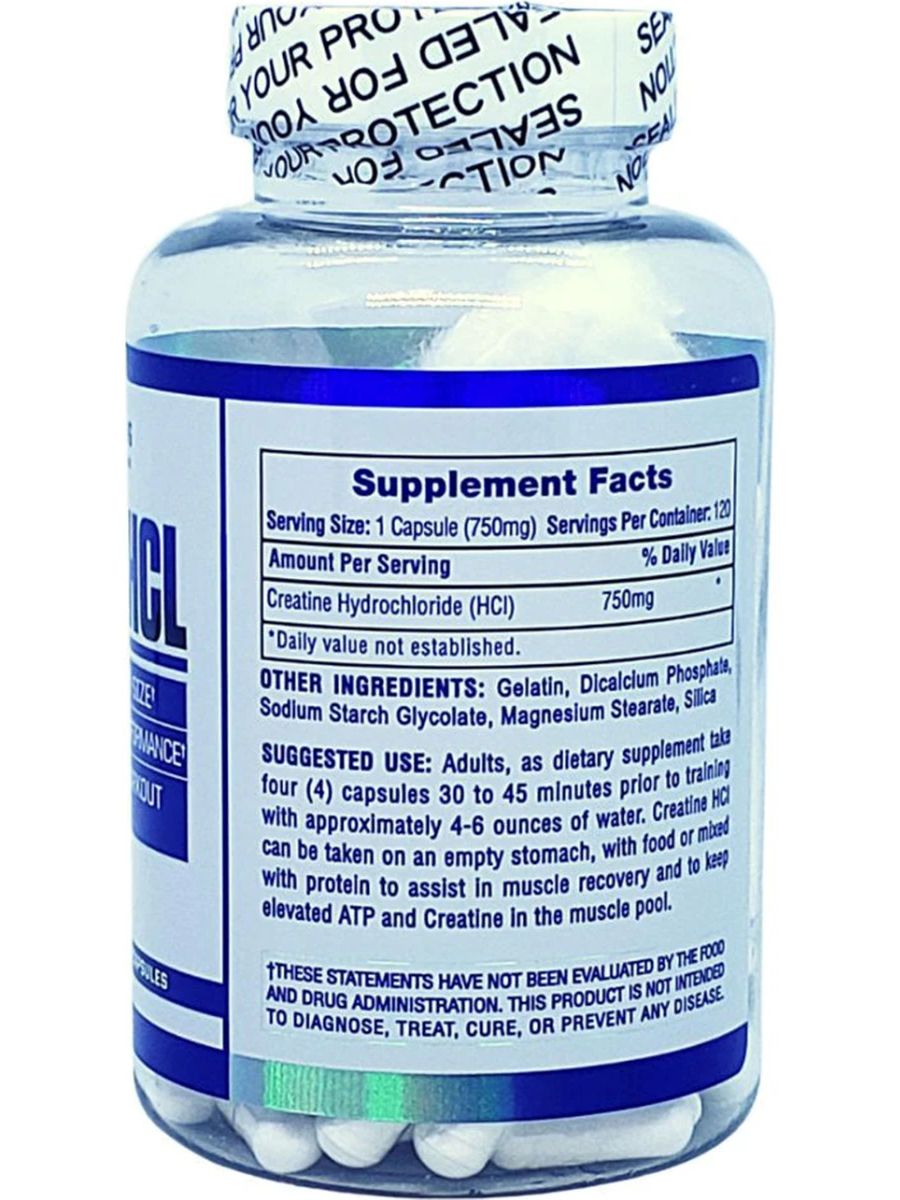 Hitech Creatine HCL 120 Kapsül ürün görseli - FC PROTEİN MARKET