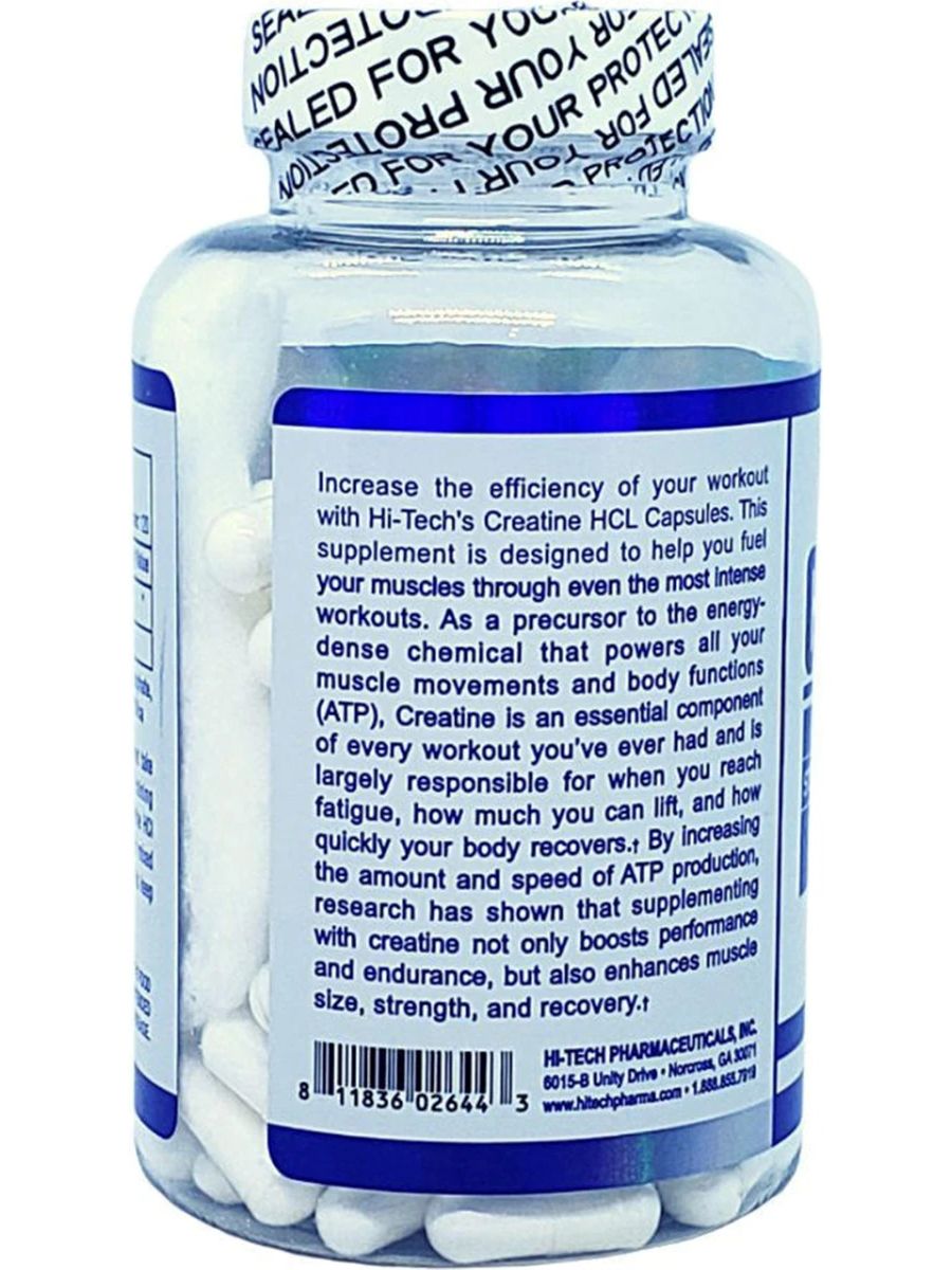 Hitech Creatine HCL 120 Kapsül ürün görseli - FC PROTEİN MARKET