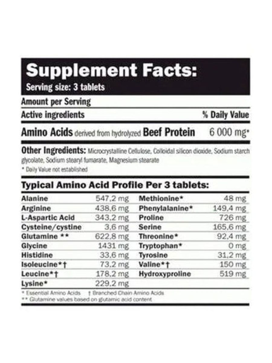 Universal Beef Amino 200 Tablet ürün görseli - FC PROTEİN MARKET
