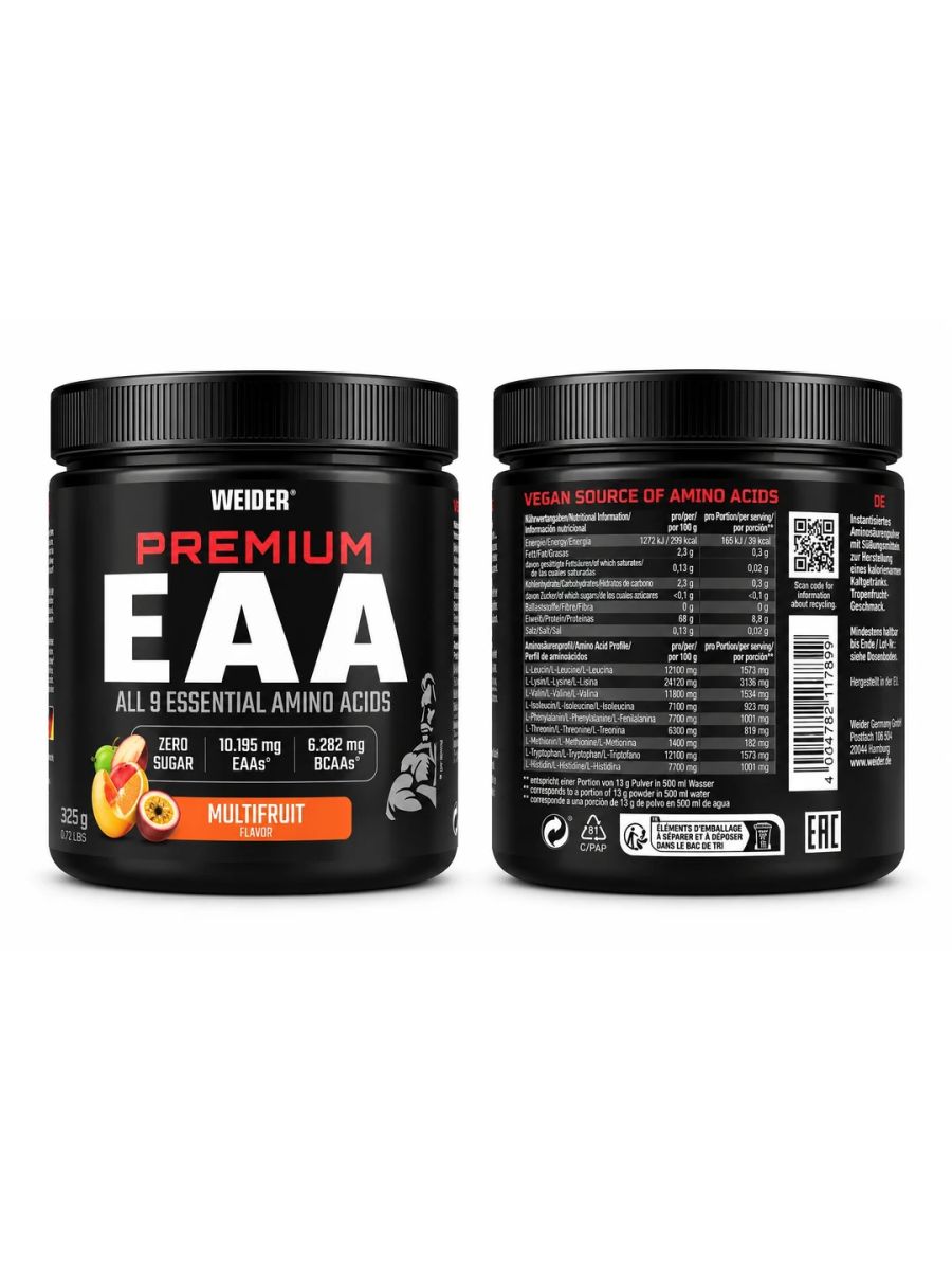 Weider Premium EAA Amino Acid All 9 Essential Amino acid 325 Gr - Multifruit
