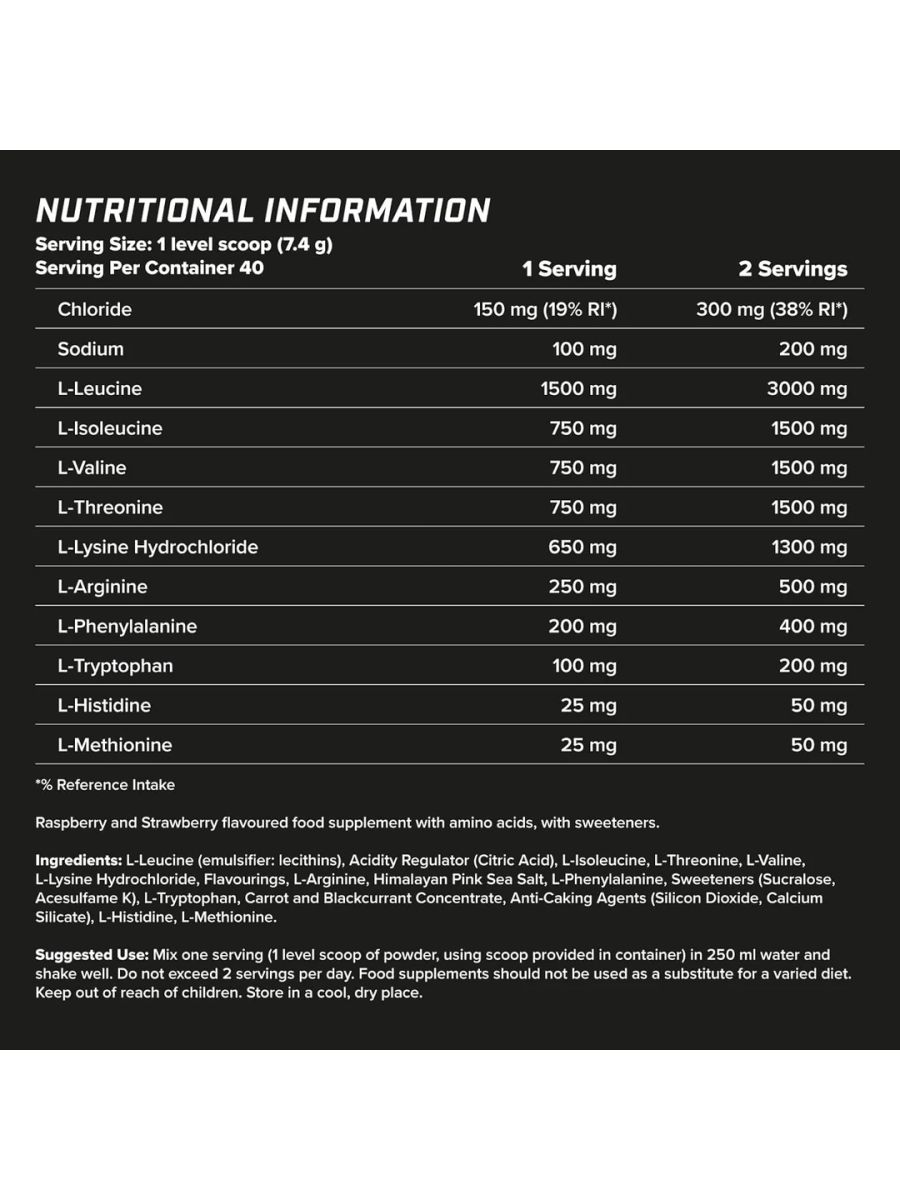 XTEND EAA + BCAA Essential Amino Acids Powder 40 SERVİSv ürün görseli - FC PROTEİN MARKET