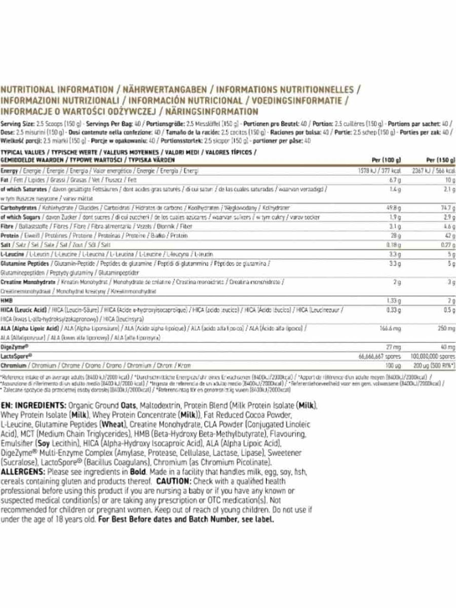 Applied Nutrition Critical Mass Professional Lean Mass Gainer 6 Kg alternatif görsel - FC PROTEİN MARKET