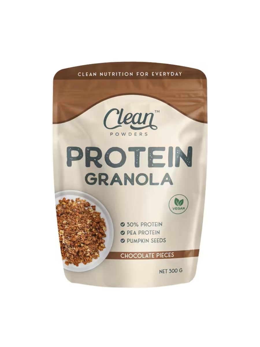 Clean Powders Protein Granola 300 Gr ürün görseli - FC PROTEİN MARKET