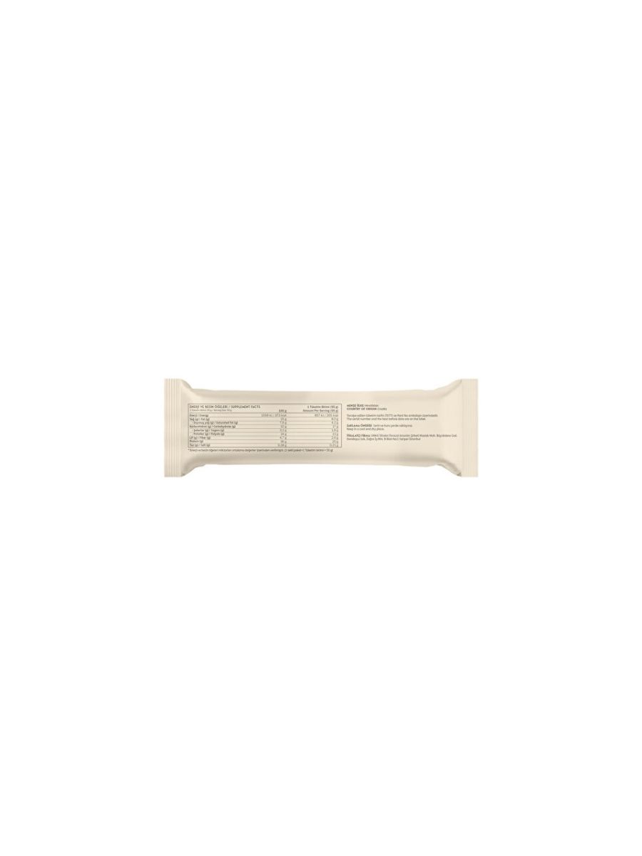 Clean Powders Deluxe Protein Bar 55 Gr 12 Adet - Beyaz Çikolata & Kurabiye ürün görseli - FC PROTEİN MARKET