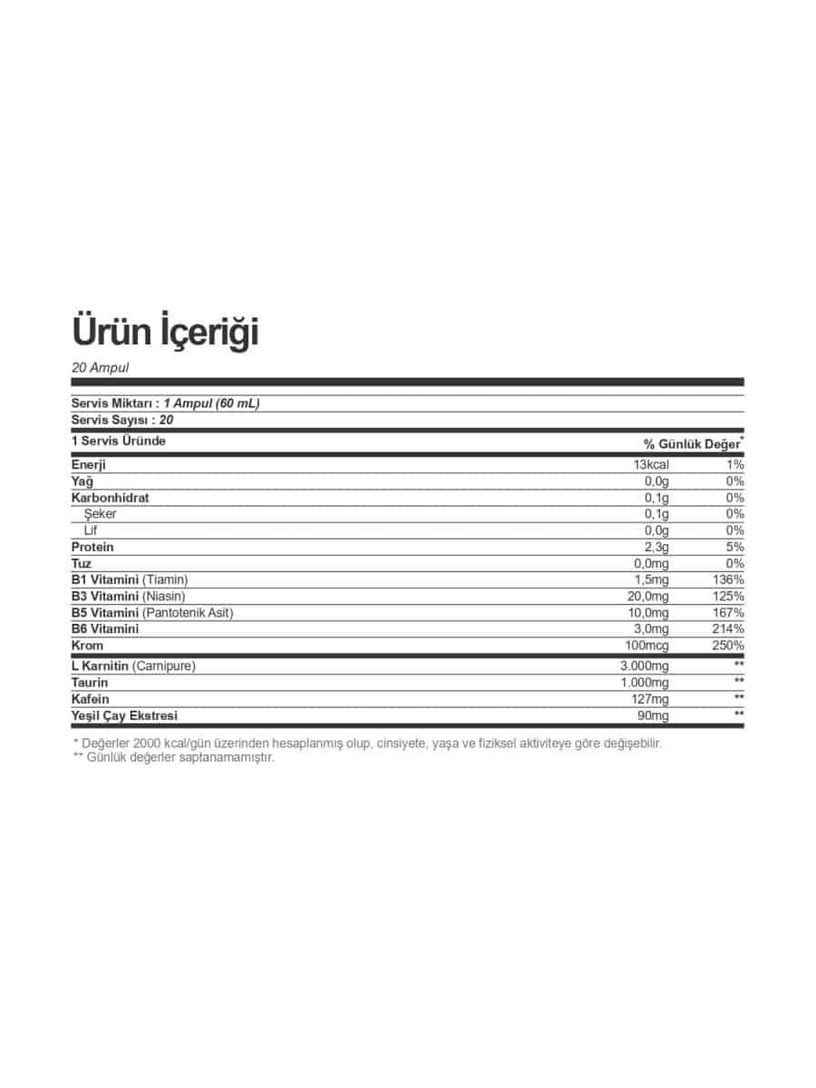 Nutrend L-Carnitine 3000 Mg Portakallı 20 Ampül alternatif görsel - FC PROTEİN MARKET