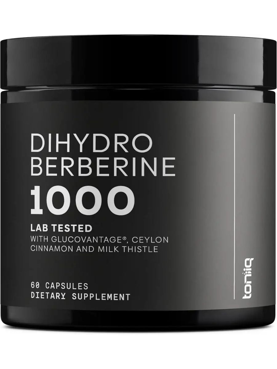 Toniiq Dihydroberberine Blood sugar Glucovantage Ceylon Cinnamon And Milk Thistle 50:1 Lab Tested 60 Caps ürün görseli - FC PROTEİN MARKET