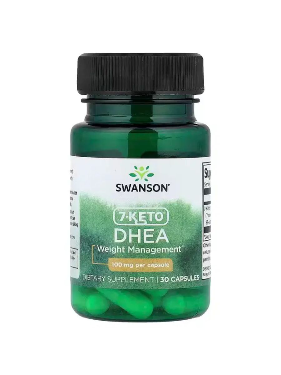 Swanson Vitamins 7-Keto Dhea Weight Management 100 mg 30 Caps ürün görseli - FC PROTEİN MARKET