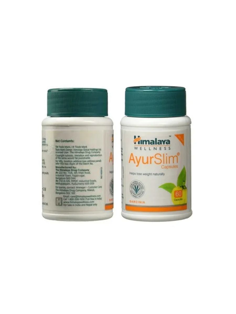 Himalaya AyurSlim Weight Loss Detox Burner metabolism Support 60 Caps ürün görseli - FC PROTEİN MARKET