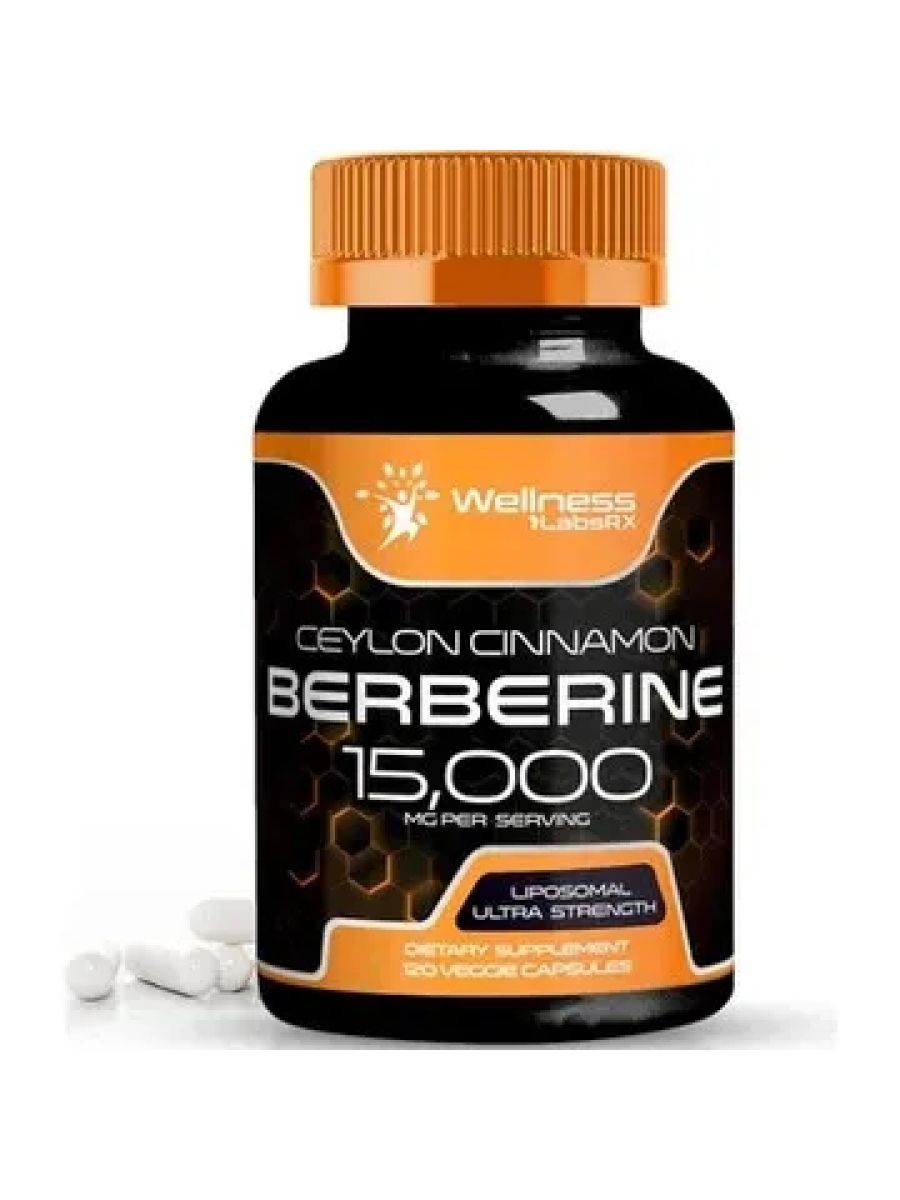Wellness Labs Liposomal Berberine + Ceylon Cinnamon+Turmeric + Ginseng + Ginkgo biloba 15,000mg – 120 ürün görseli - FC PROTEİN MARKET