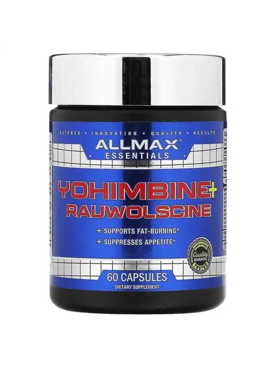 Allmax Yohimbine Rauwolscine 60 Capsules ürün görseli - FC PROTEİN MARKET
