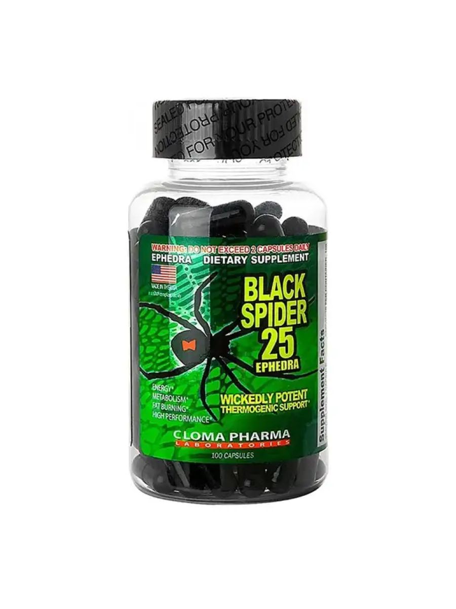 Cloma Pharma Black Spider 100 Kapsül ürün görseli - FC PROTEİN MARKET