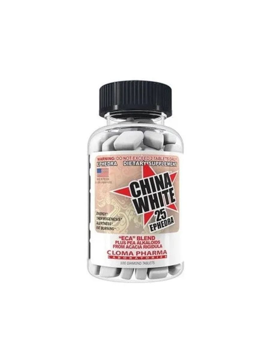 CLOMA PHARMA China White Ephedra Fat Burner 100 Tablet ürün görseli - FC PROTEİN MARKET