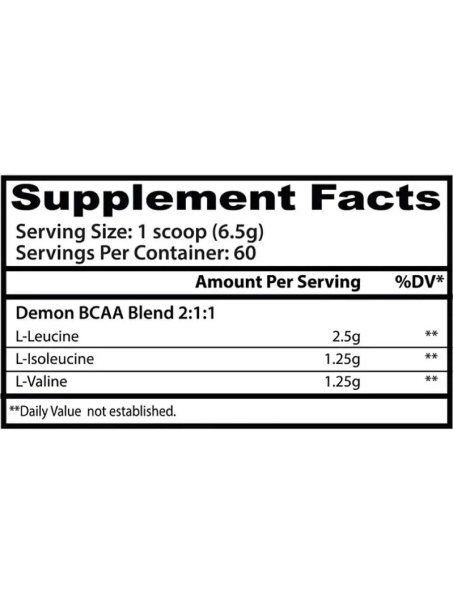 Insane Labz Demon BCAA Powder 2:1:1 60 Servings - Grape ürün görseli - FC PROTEİN MARKET