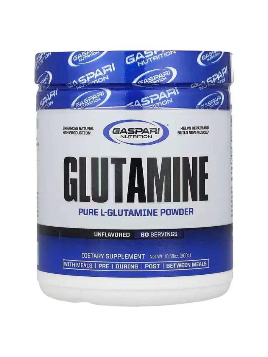 Gaspari Nutrition Glutamine Unflavored 300 g ürün görseli - FC PROTEİN MARKET