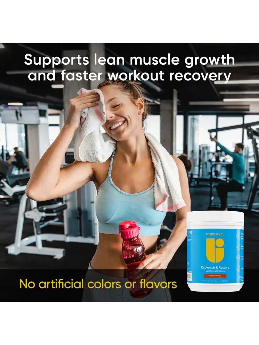 Universal Replenish & Restore Amino Electrolytes & Hydration Lysine, Glutamine, Tryptophan 330 gr ürün görseli - FC PROTEİN MARKET