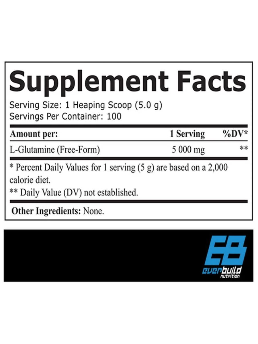Everbuild Glutamin 5000/500g. - 100 servis alternatif görsel - FC PROTEİN MARKET