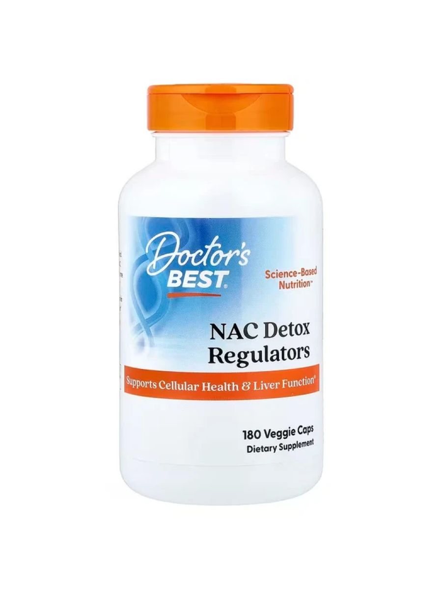 Doctor’s Best Nac 600 mg Detox Selenium Molybdenum Regulators 180 Caps ürün görseli - FC PROTEİN MARKET