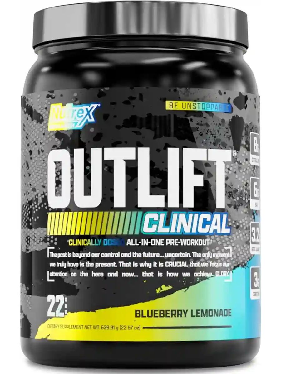 Nutrex Research Outlift Clinical Pump PreWorkout With Creatine EAA Amino Acid Complex 630 Gr alternatif görsel - FC PROTEİN MARKET