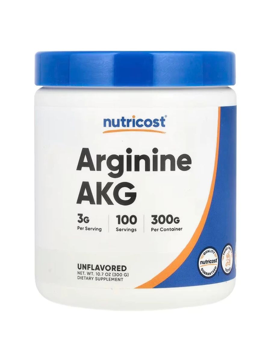 Nutricost Arginine AKG Nitric Oxid 300 g ürün görseli - FC PROTEİN MARKET