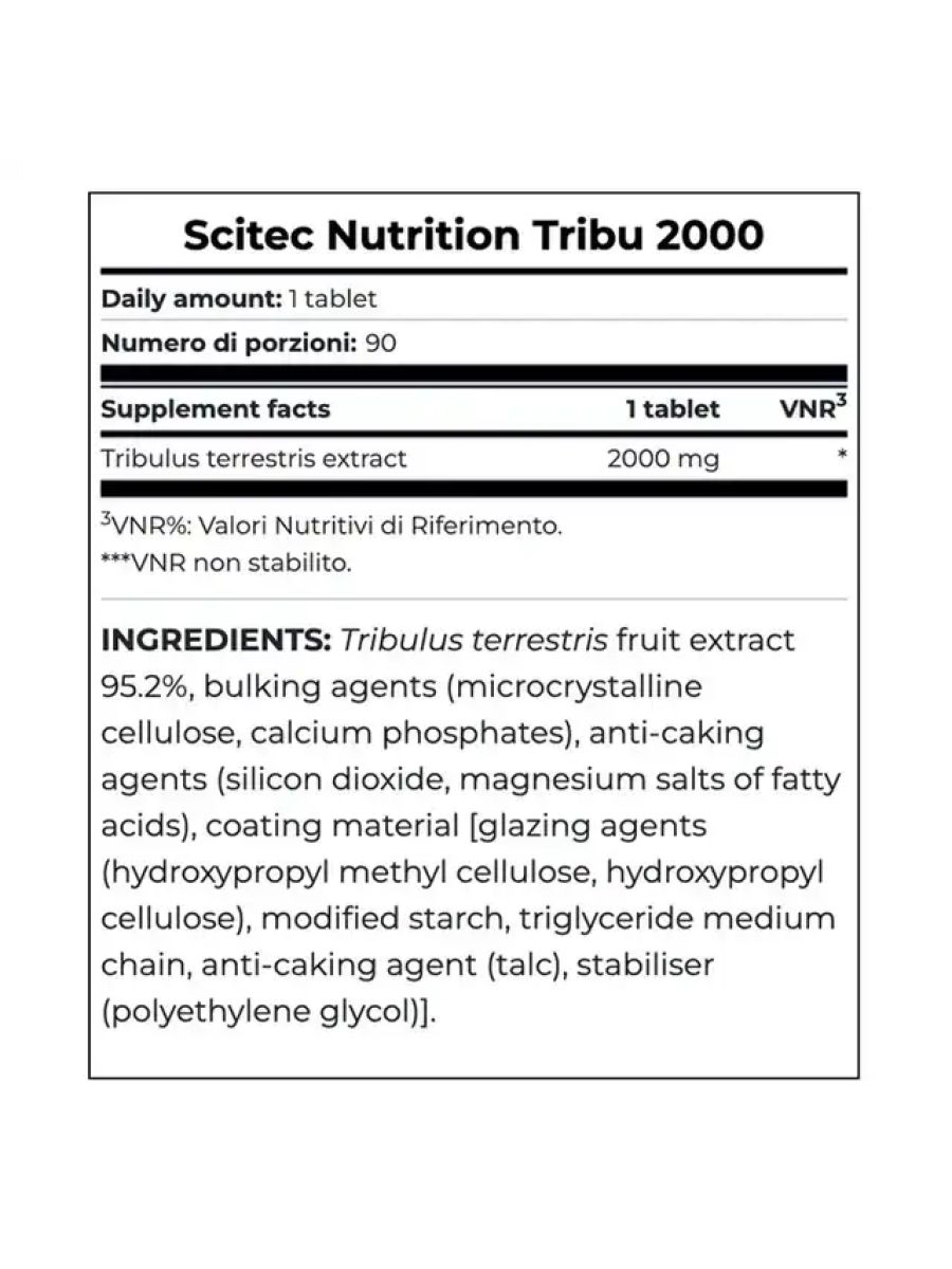 Scitec Nutrition Tribulus 2000 mg 90 Tablet alternatif görsel - FC PROTEİN MARKET