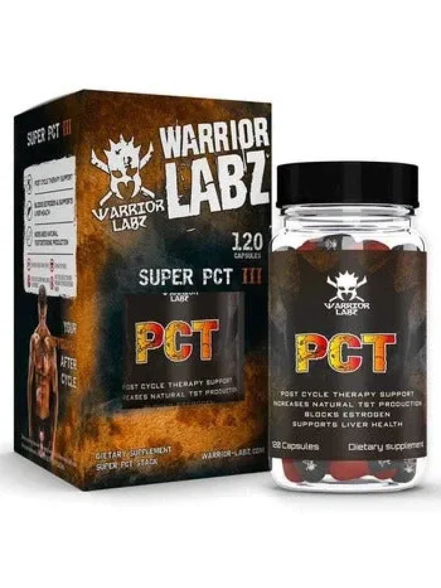 Warrior Labs PCT Tst Boost Tribulus with Liver Nac , Milk thistle Saw palmetto 120 Capsül ürün görseli - FC PROTEİN MARKET