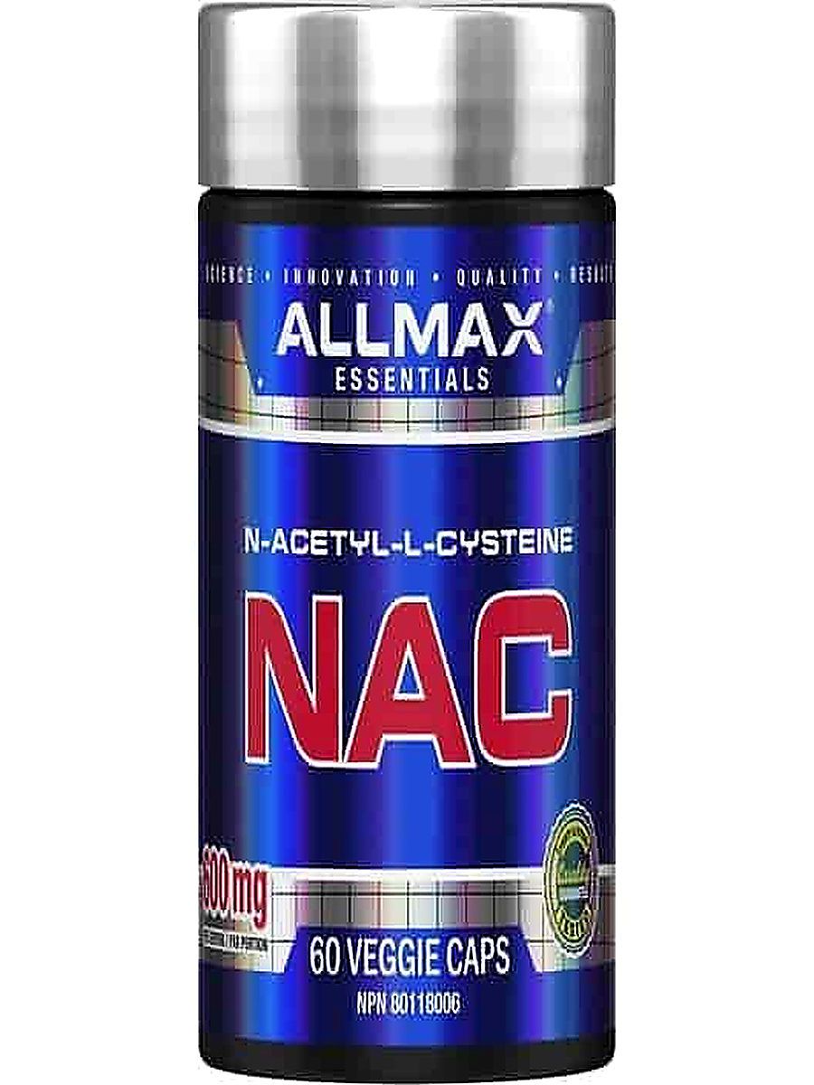ALLMAX NAC - 60 Veggie Capsules - Immune Support & Free Radical Protection - 60 Servings