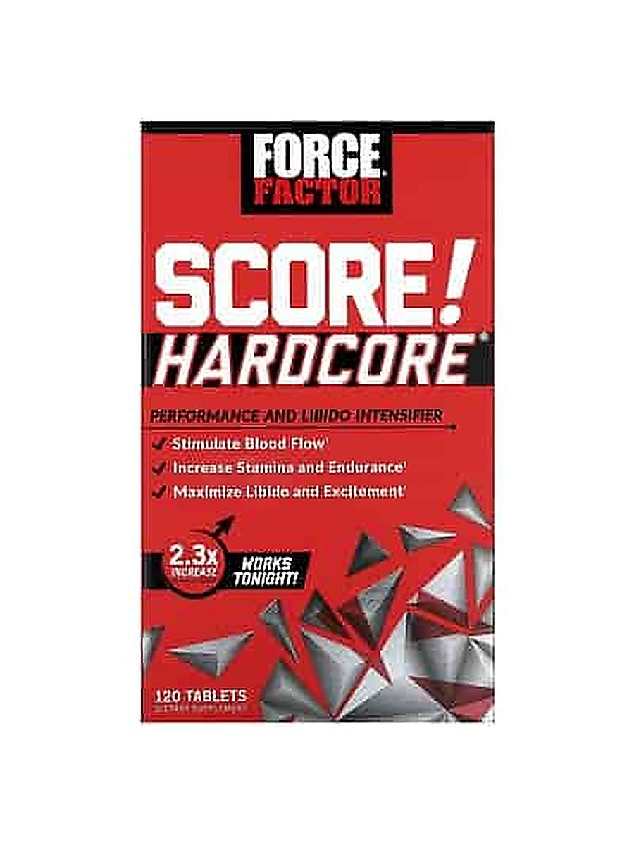 Force Factor Score! Hardcore Nitric Oxide Booster Tongkat Ali Tribulus Men L-Citrulline 120 Tablet