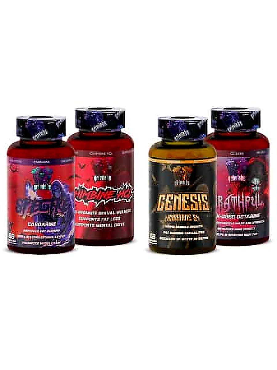 Grimlabs Fat Incinerator Kit - Spectre Cardarine & Wrathful MK2866 & Genesi S4 & Yohimbine HCL ürün görseli - FC PROTEİN MARKET