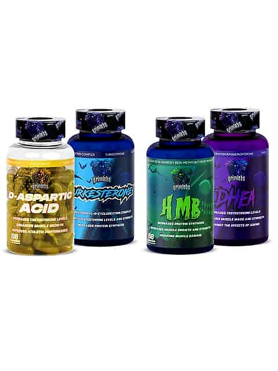 Grimlabs Ultimate Androgen Stack - DAA Aspartic Acid & Turkesterone & HMB & DHEA ürün görseli - FC PROTEİN MARKET