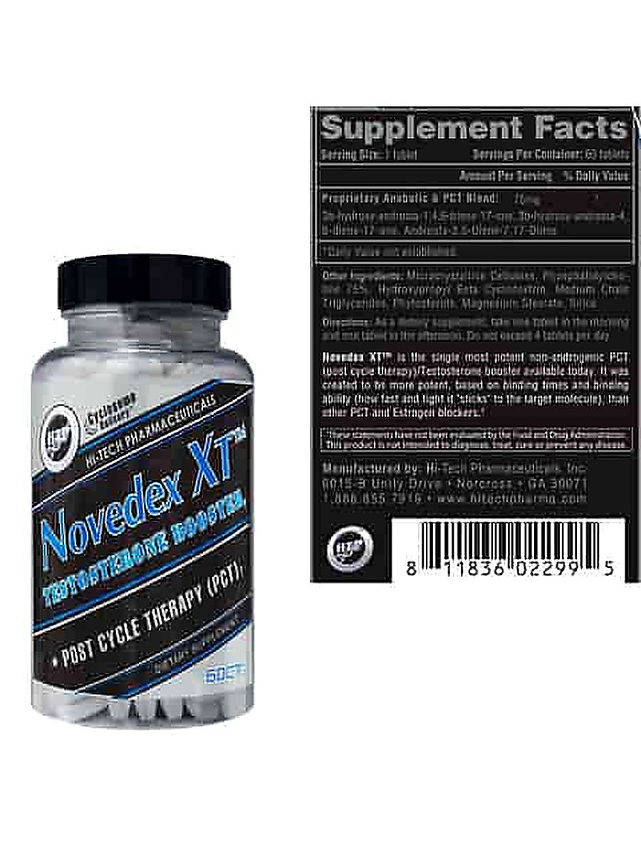 Hitech Novedex XT Post cycle therapy PCT Testosterone booster 60 Tablet ürün görseli - FC PROTEİN MARKET