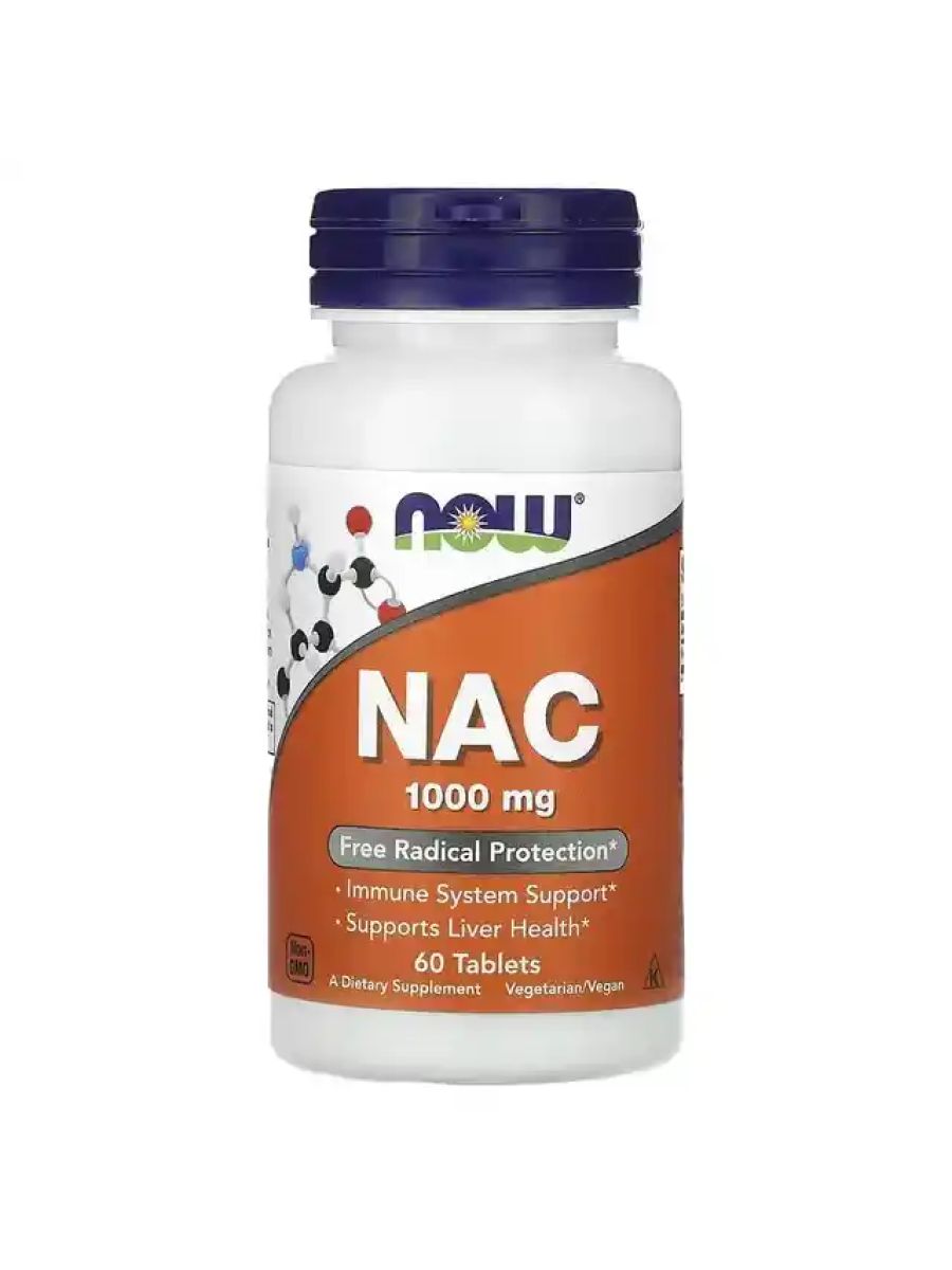 NOW Foods NAC 1000 mg 60 Tablet ürün görseli - FC PROTEİN MARKET