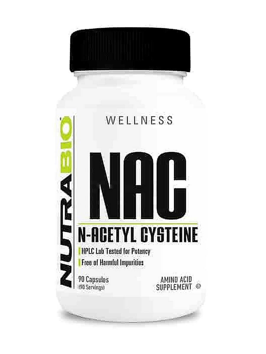NutraBio, NAC N-Acetyl Cysteine, 600 mg, 90 Veggie Capsules