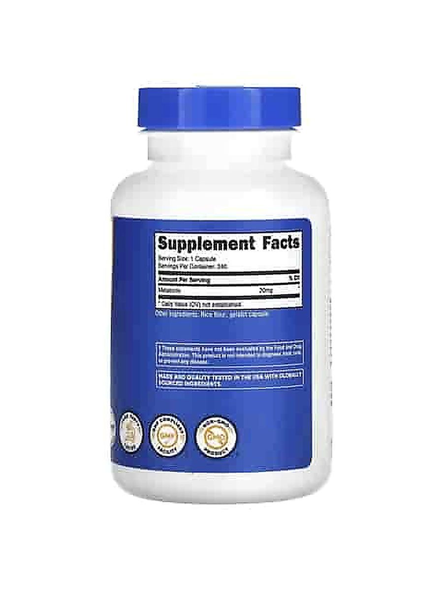 Nutricost Melatonin Sleep support 20 Mg 240 Tablet alternatif görsel - FC PROTEİN MARKET