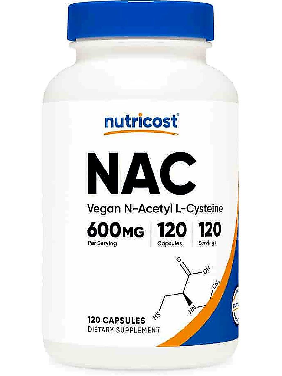 Nutricost N-Acetyl Cysteine NAC 600 MG 120 Capsul