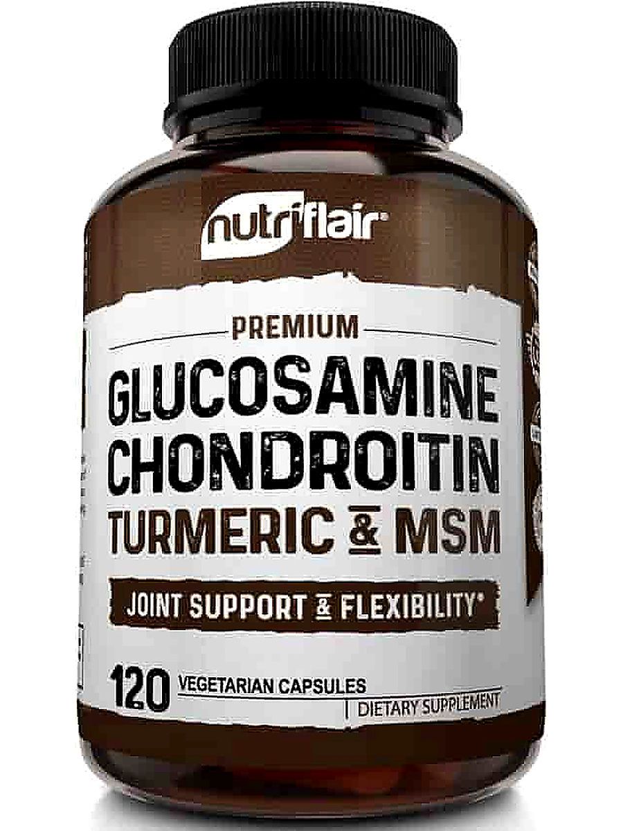 NutriFlair Glucosamine Chondroitin Turmeric MSM Boswellia - Joint Pain Relief 120 Caps ürün görseli - FC PROTEİN MARKET