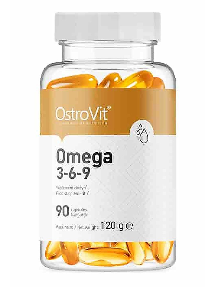 OstroVit Omega 3 - 3-6-9 90 caps ürün görseli - FC PROTEİN MARKET