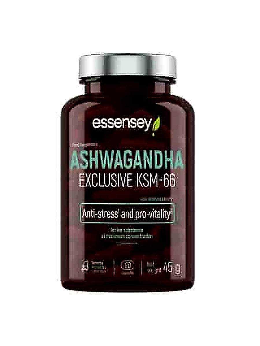 TREC ESSENSEY ASHWAGANDHA EXCLUSIVE KSM66 90 caps ürün görseli - FC PROTEİN MARKET