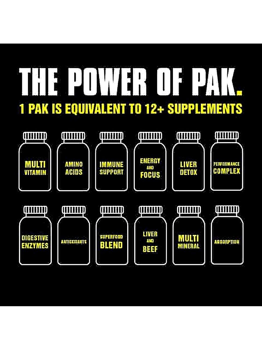 Universal Animal Pak 44 Pack
