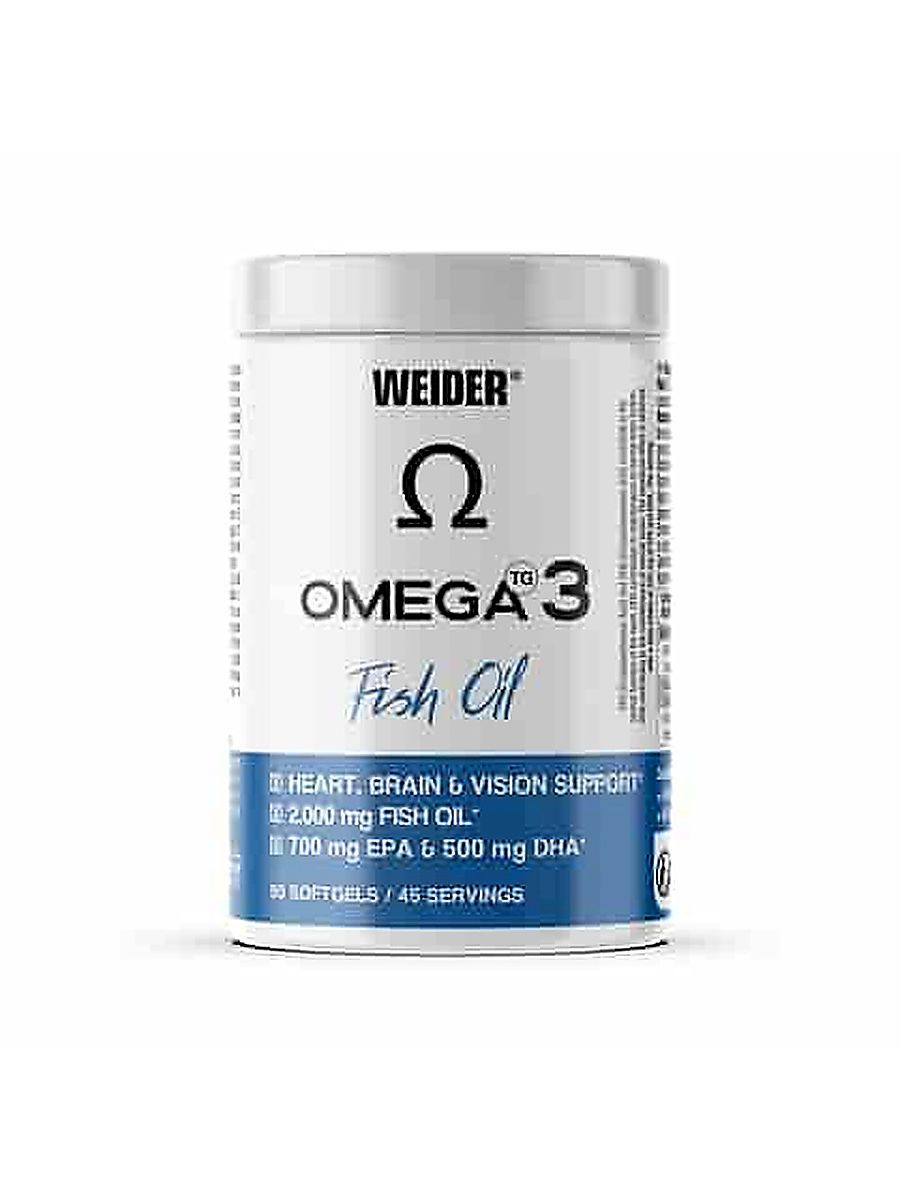 Weider Omega Fish oil (Balık yağı) 3 2000 mg 90 Softgels ürün görseli - FC PROTEİN MARKET